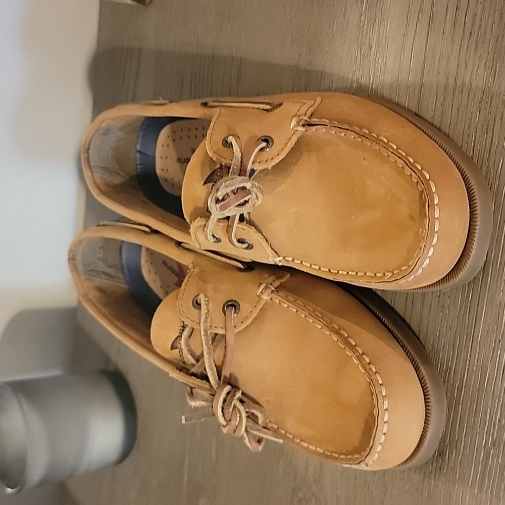Leather Boat shoes men Size 9.5